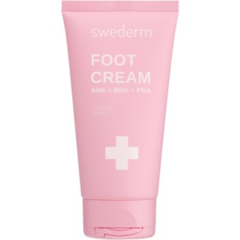 Swederm Foot Cream crema exfolianta blanda. pentru picioare